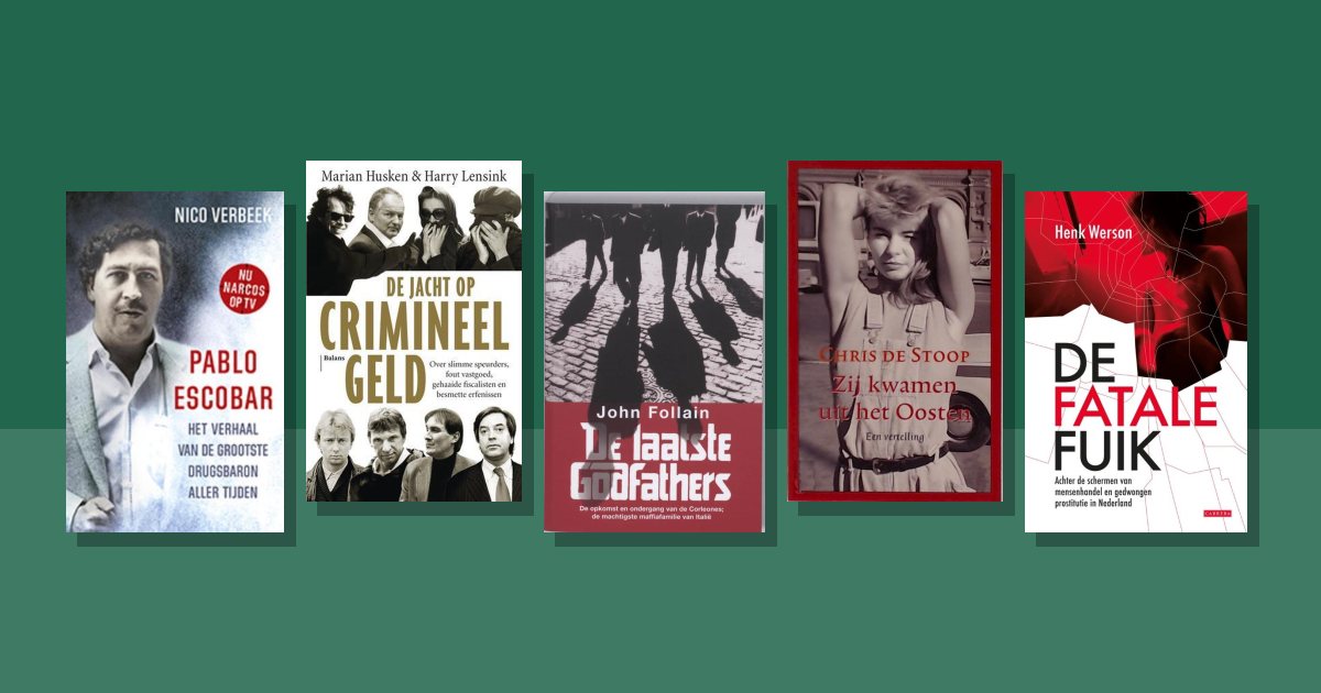 Omslagen van de besproken boeken: Boeken over true crime tweedehands op voorraad